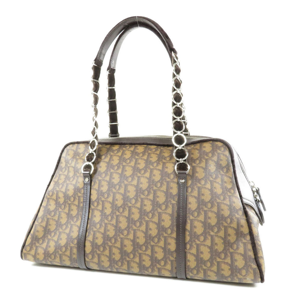 Christian Dior Trotter Tote Bag Brown